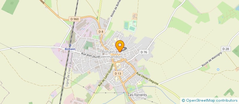 localisation de l'entreprise ASSOCIATION VERMANDOIS EMPLOI SOLIDARITE à BOHAIN EN VERMANDOIS