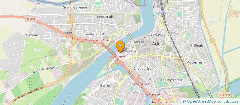 localisation de l'entreprise ASSOCIATION VERS LES ARTS à ARLES