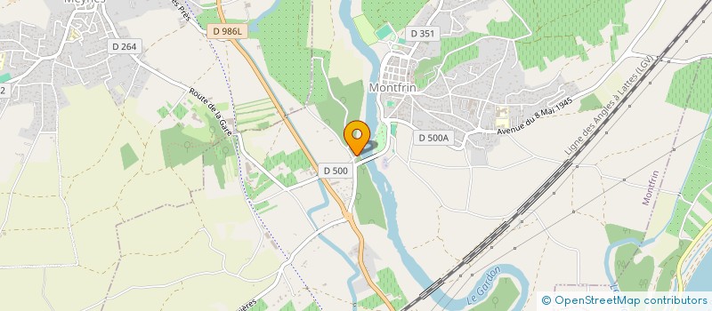 localisation de l'entreprise ASSOCIATION VERSATILE  MONTFRIN