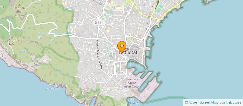 localisation de l'entreprise ASSOCIATION VERSOI  LA CIOTAT