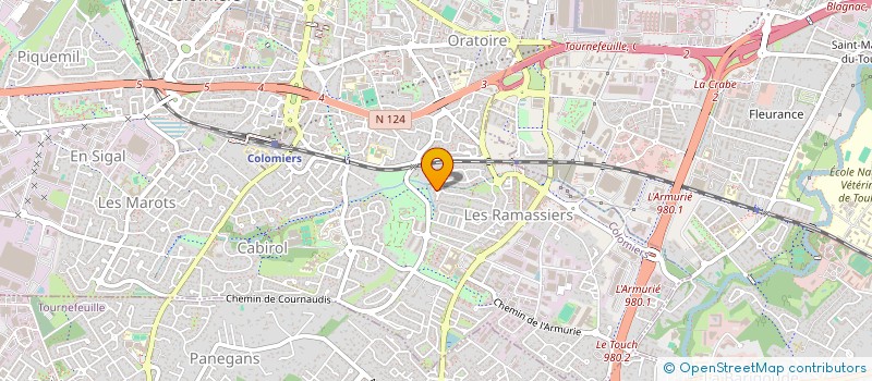localisation de l'entreprise ASSOCIATION VERT POTAM à COLOMIERS