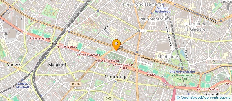 localisation de l'entreprise ASSOCIATION VERT-TIGE  PARIS