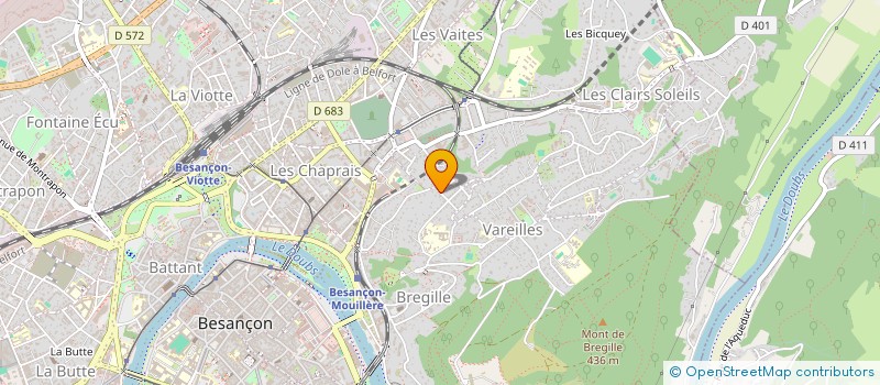 localisation de l'entreprise ASSOCIATION VERTE ECOLE à BESANCON