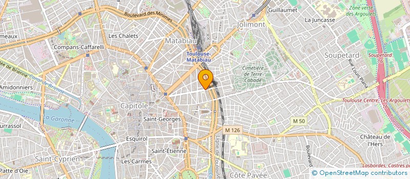 localisation de l'entreprise ASSOCIATION VERTICAL  TOULOUSE