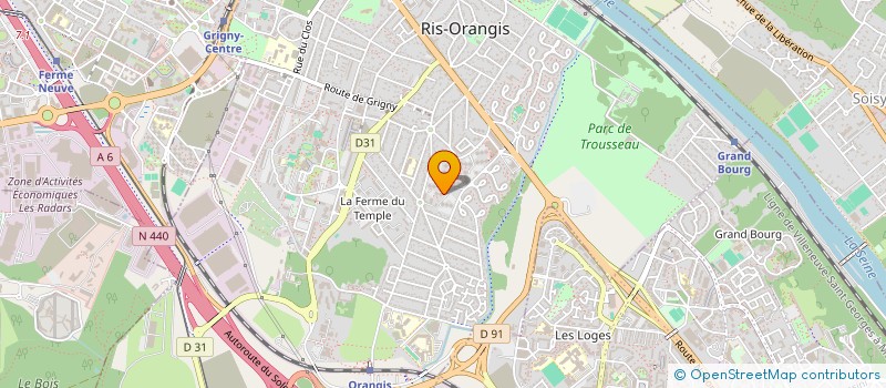 localisation de l'entreprise ASSOCIATION VERTOURS à RIS-ORANGIS