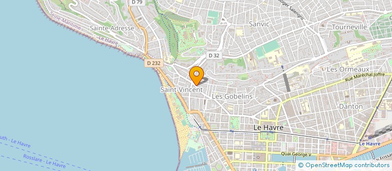 localisation de l'entreprise ASSOCIATION VESPER  LE HAVRE