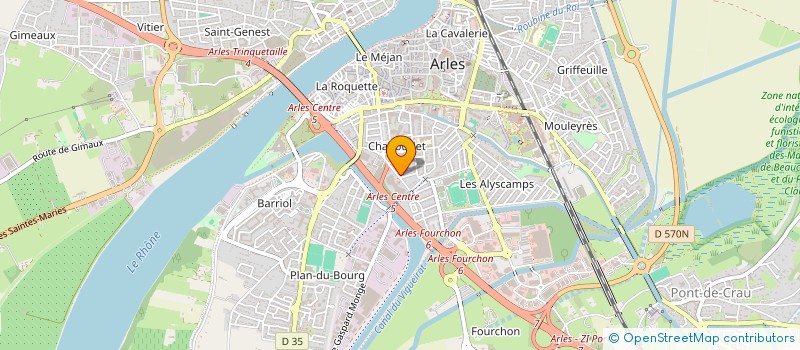 localisation de l'entreprise ASSOCIATION VESTIS à ARLES