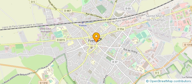 localisation de l'entreprise ASSOCIATION VET NET à YVETOT