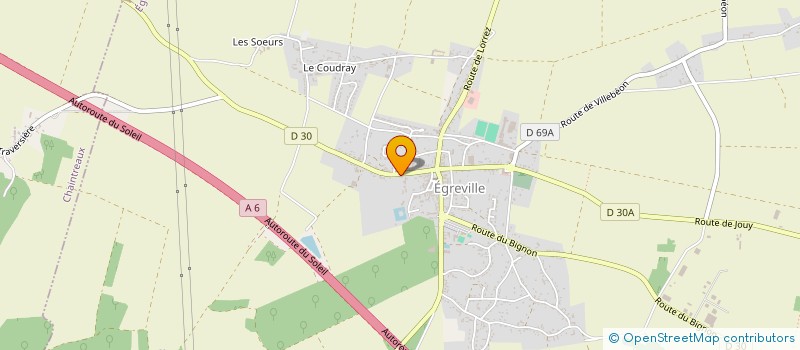 localisation de l'entreprise ASSOCIATION VHL FRANCE  EGREVILLE