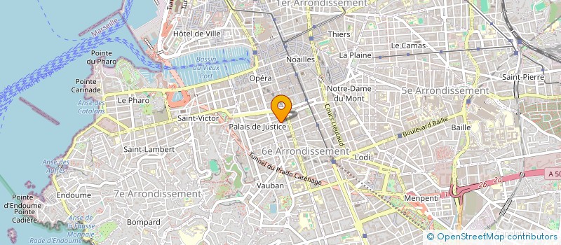 localisation de l'entreprise ASSOCIATION VIA - GROUPE ADDAP13  MARSEILLE