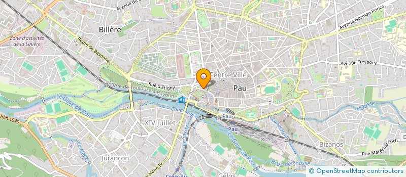 localisation de l'entreprise ASSOCIATION VIATGE à PAU