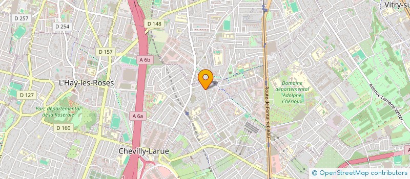 localisation de l'entreprise ASSOCIATION VIBRATIONS  L'HAY-LES-ROSES