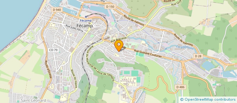 localisation de l'entreprise ASSOCIATION VIBRE ET DANSE  FECAMP