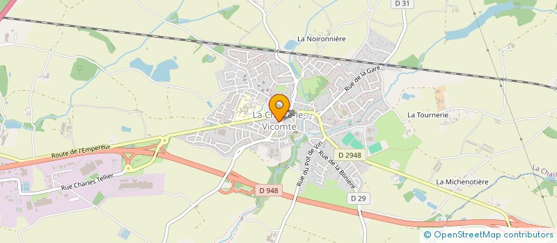 localisation de l'entreprise ASSOCIATION VICOMTAISE DE JUMELAGE (AVJ)  LA CHAIZE-LE-VICOMTE