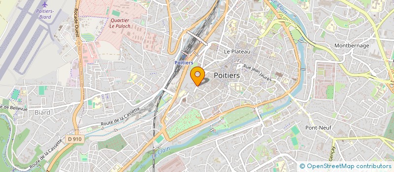 localisation de l'entreprise ASSOCIATION VICTOIRE DES ANGES à POITIERS