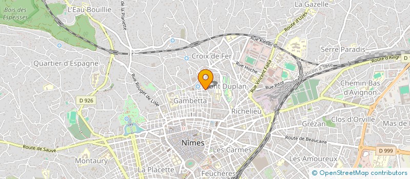 localisation de l'entreprise ASSOCIATION VIE D'ARTISTE à NIMES