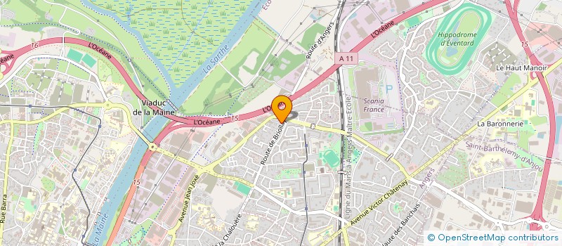 localisation de l'entreprise ASSOCIATION VIE ET HARMONIE à ANGERS