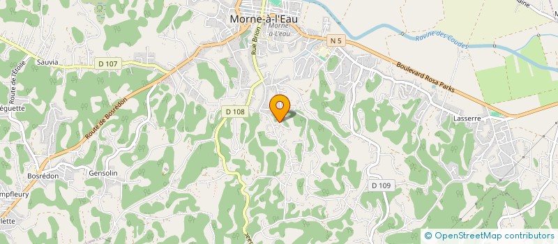localisation de l'entreprise ASSOCIATION VIE NATUREL DE MONTPIERRE à MORNE A L EAU