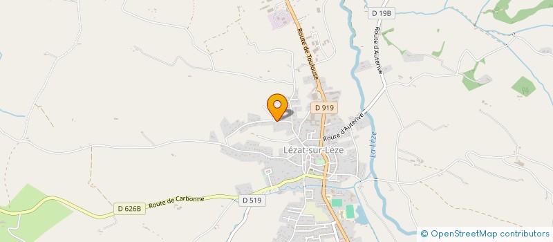 localisation de l'entreprise ASSOCIATION VIE Z'AGE à LEZAT-SUR-LEZE