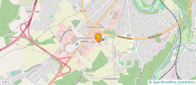 localisation de l'entreprise ASSOCIATION VIENNE PARRAINS MARRAINES à POITIERS