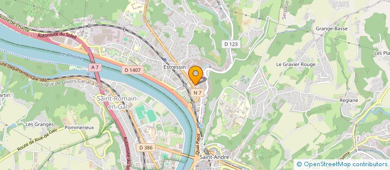 localisation de l'entreprise ASSOCIATION VIENNOISE POUR L' ENTRAIDE ET LA CITOYENNETE  VIENNE