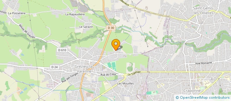localisation de l'entreprise ASSOCIATION VIENS ET VOIS à GREZIEU-LA-VARENNE
