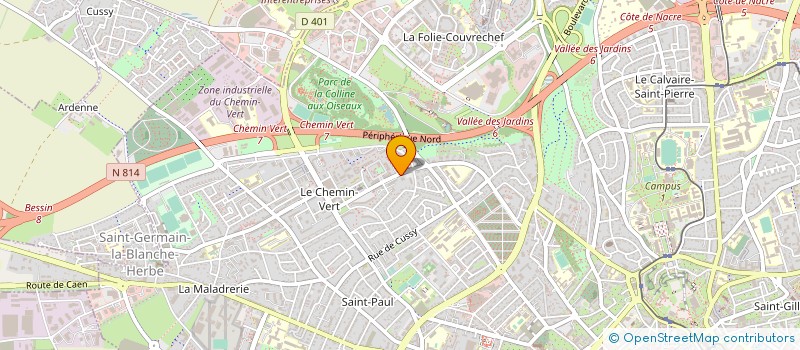 localisation de l'entreprise ASSOCIATION VIETNAM FRANCE ECHANGES à CAEN