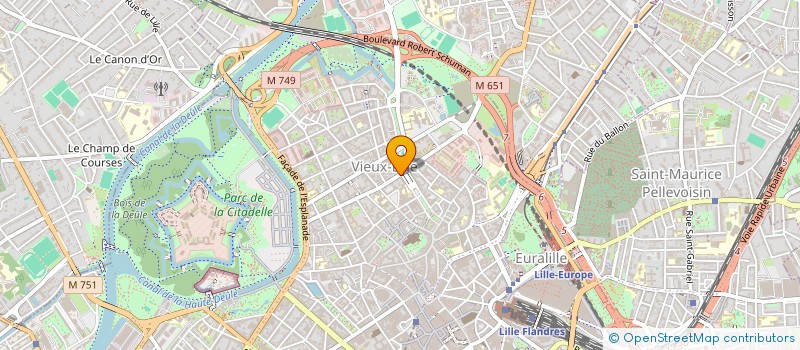 localisation de l'entreprise ASSOCIATION VIEUX LILLE à LILLE