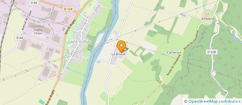 localisation de l'entreprise ASSOCIATION VIF  LA BALME-LES-GROTTES