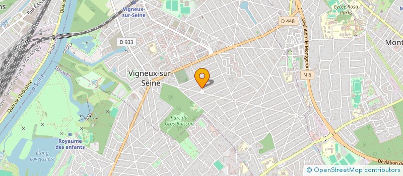 localisation de l'entreprise ASSOCIATION VIGNEUX PASSIONNEMENT à VIGNEUX-SUR-SEINE