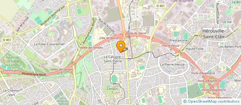 localisation de l'entreprise ASSOCIATION VIK'AZIM à CAEN