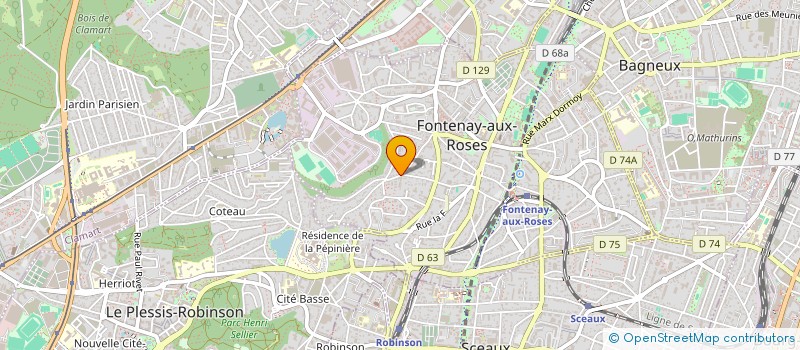 localisation de l'entreprise ASSOCIATION VILDE-RENARDS à FONTENAY-AUX-ROSES