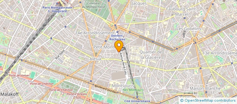 localisation de l'entreprise ASSOCIATION VILLA BALAIS  PARIS