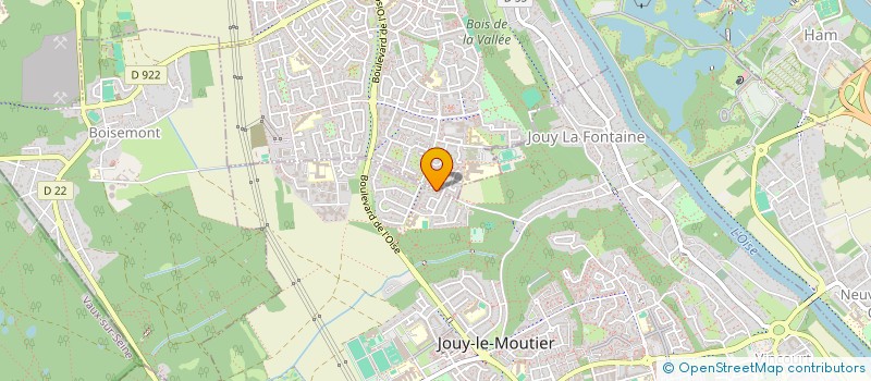 localisation de l'entreprise ASSOCIATION VILLAGEOISE DE JOUY LE MOUTIER  JOUY-LE-MOUTIER