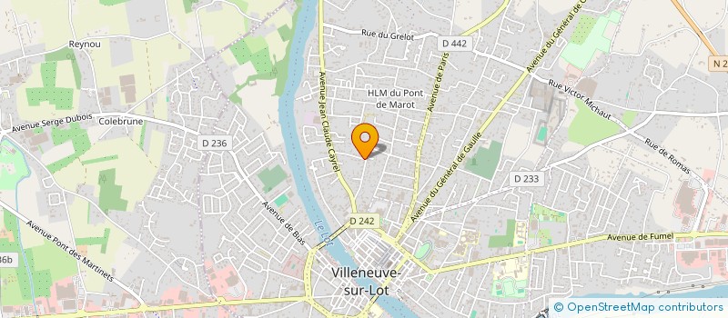 localisation de l'entreprise ASSOCIATION VILLENEUVOISE DE CAPOEIRA  VILLENEUVE-SUR-LOT