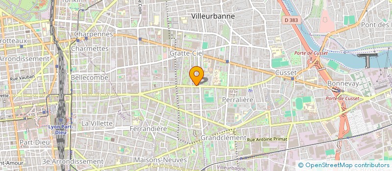 localisation de l'entreprise ASSOCIATION VILLEURBANNAISE DE SPORT AUTO  VILLEURBANNE