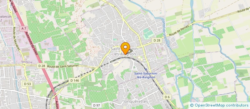 localisation de l'entreprise ASSOCIATION VINDALIUM CHORALE COEUR BATTANT  SAINT-SATURNIN-LES-AVIGNON