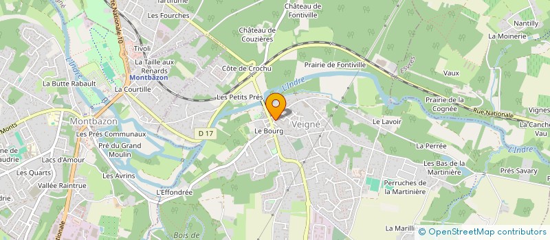 localisation de l'entreprise ASSOCIATION VINDINIENNE DE LOISIRS  VEIGNE