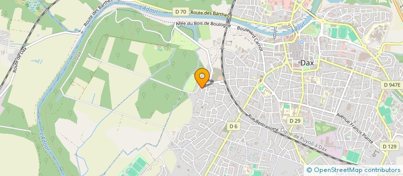 localisation de l'entreprise ASSOCIATION VINOFERIA à DAX