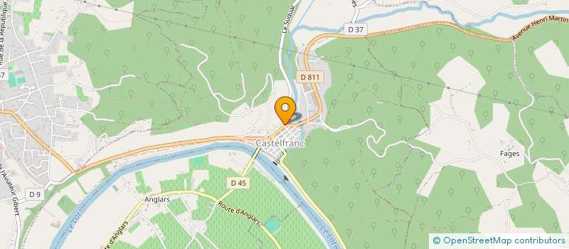 localisation de l'entreprise ASSOCIATION VINYL-ADDICTED  CASTELFRANC