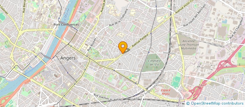 localisation de l'entreprise ASSOCIATION VIP à ANGERS