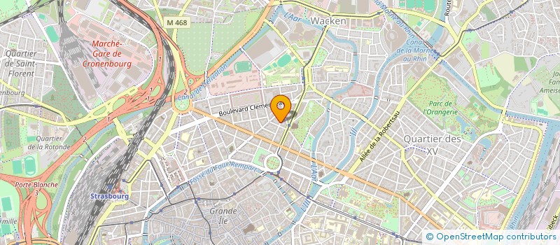 localisation de l'entreprise ASSOCIATION VIRAGE à STRASBOURG