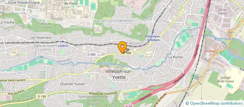 localisation de l'entreprise ASSOCIATION VIRGULE à PALAISEAU