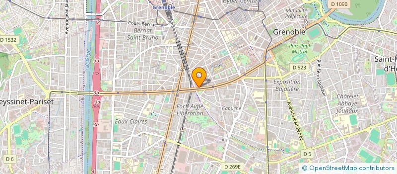 localisation de l'entreprise ASSOCIATION VISAS  GRENOBLE