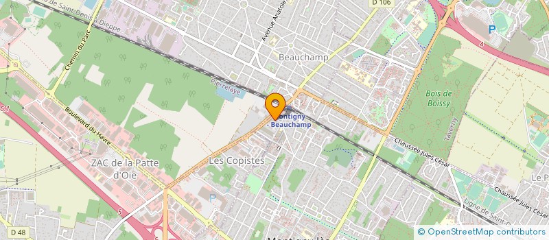 localisation de l'entreprise ASSOCIATION VISDENT  MONTIGNY-LES-CORMEILLES