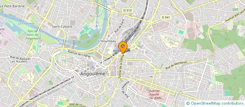 localisation de l'entreprise ASSOCIATION VISION CADRES à ANGOULEME