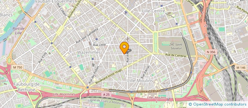 localisation de l'entreprise ASSOCIATION VISIONS D EUROPE à LILLE