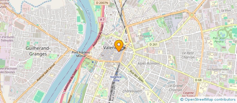 localisation de l'entreprise ASSOCIATION VITA à VALENCE