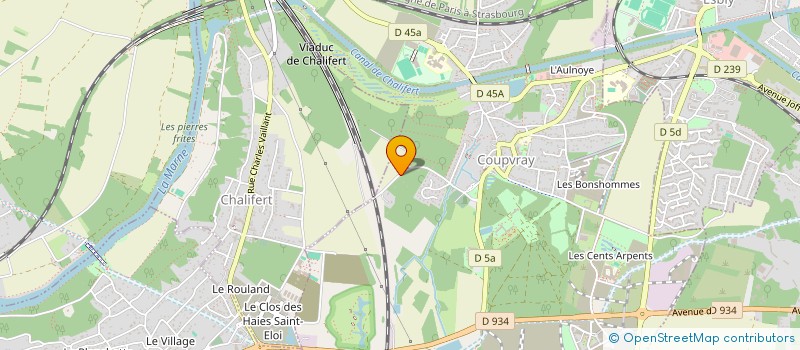 localisation de l'entreprise ASSOCIATION VITAL FORMATION  COUPVRAY