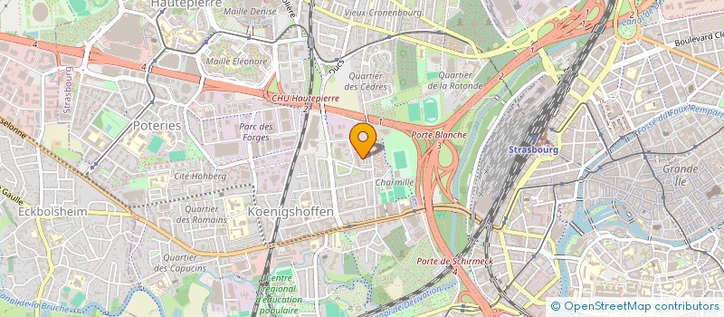 localisation de l'entreprise ASSOCIATION VITAMINE à STRASBOURG